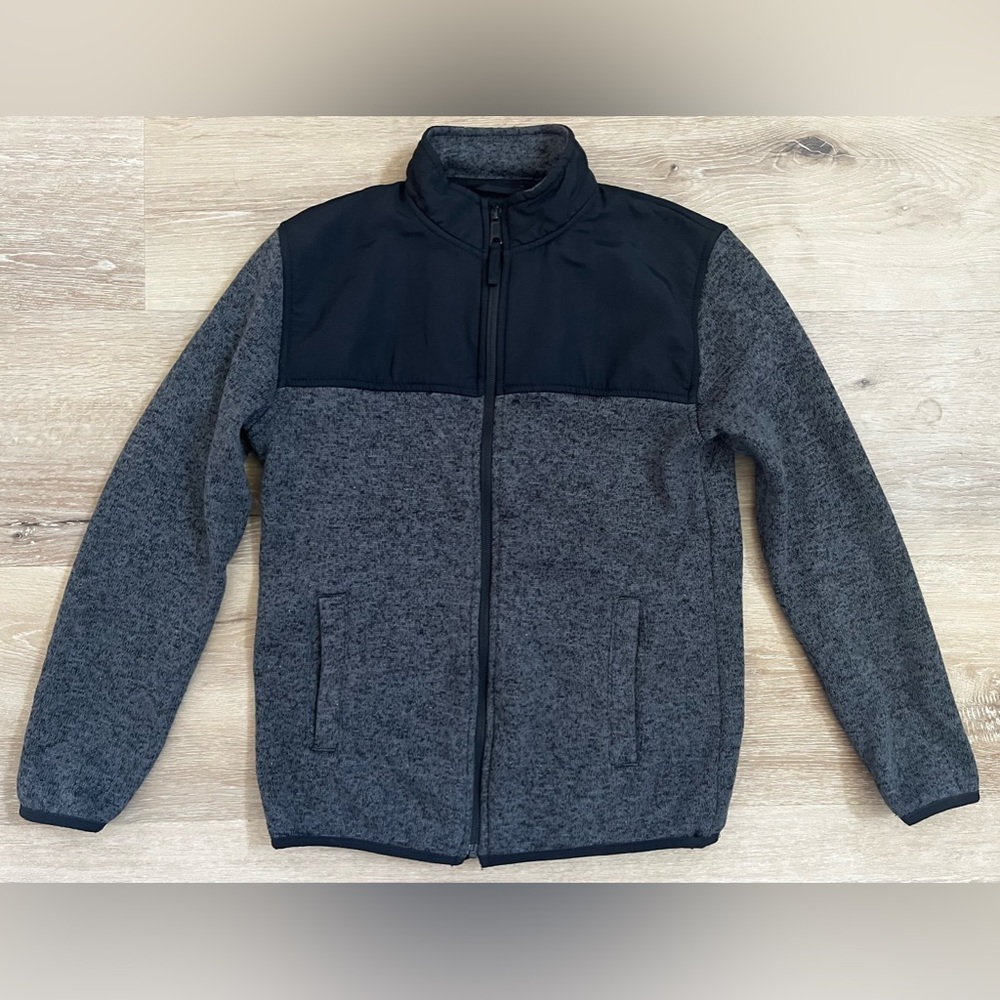 The Children’s Place Boys Sweater Fleece Trail Jacket
